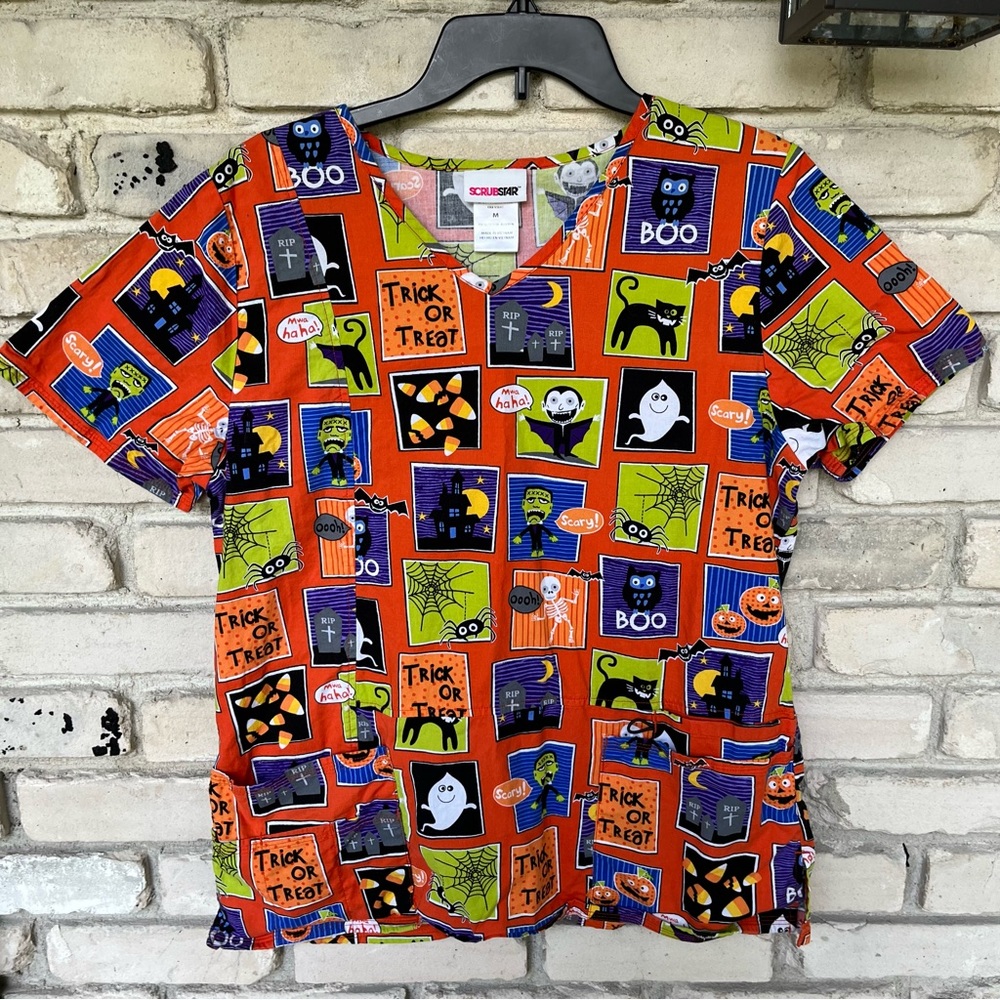 Halloween nursing scrubs scrubstar